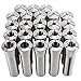thumbnail image 3 of BTSHUB 23pc 1/16-3/4 inches Precision R8 Collets Set Mill Chuck Holder Hardened T.I.R. 0.0006" Lathe, 3 of 4