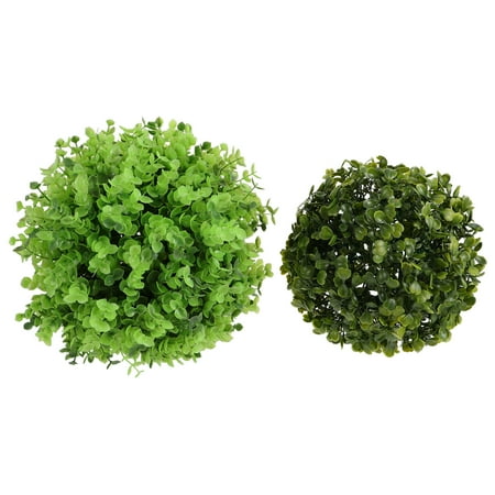 

2pcs Simulated Grass Ball Adornment Scene Decoration Wedding Ornament (Green)