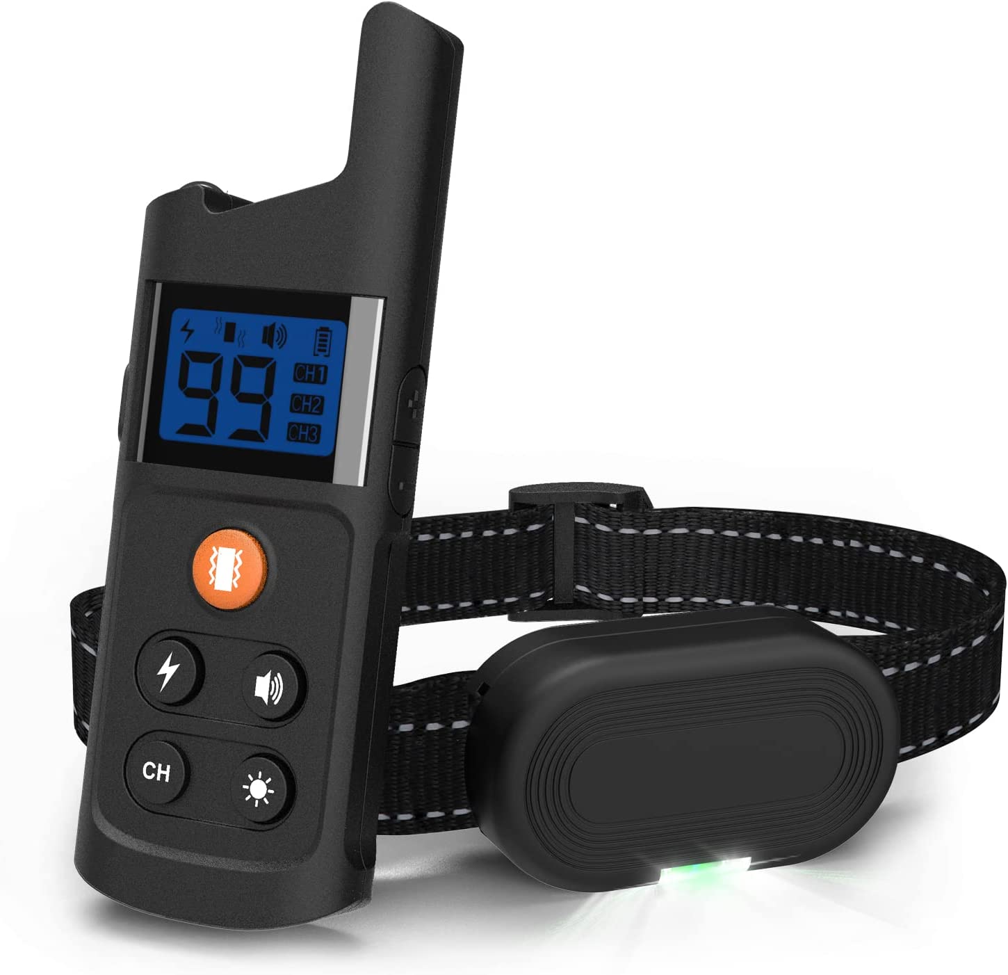 Dog Training Collar - Dog Shock Collar with Remote IP68 Waterproof for ...