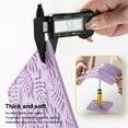 thumbnail image 2 of serony 1/2/3/5 Cup Silicone Heat Resistant Coffee Mug Table Mat Reusable Household Pad Ribbed Tableware Placemat Protector Purple 1 Pc, 2 of 6