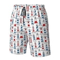 thumbnail image 4 of Fotbe Lighthouse And Beacon Trajes de Baño Estampados para Hombre, Shorts de Verano de Secado Rápido, Ropa de Playa, Bañadores-Medium, 4 of 6