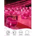 thumbnail image 3 of Cadena de luces Hopolon, rosa, 13 m, 50 unidades, con diseño de hadas navideñas, x2, 3 of 7