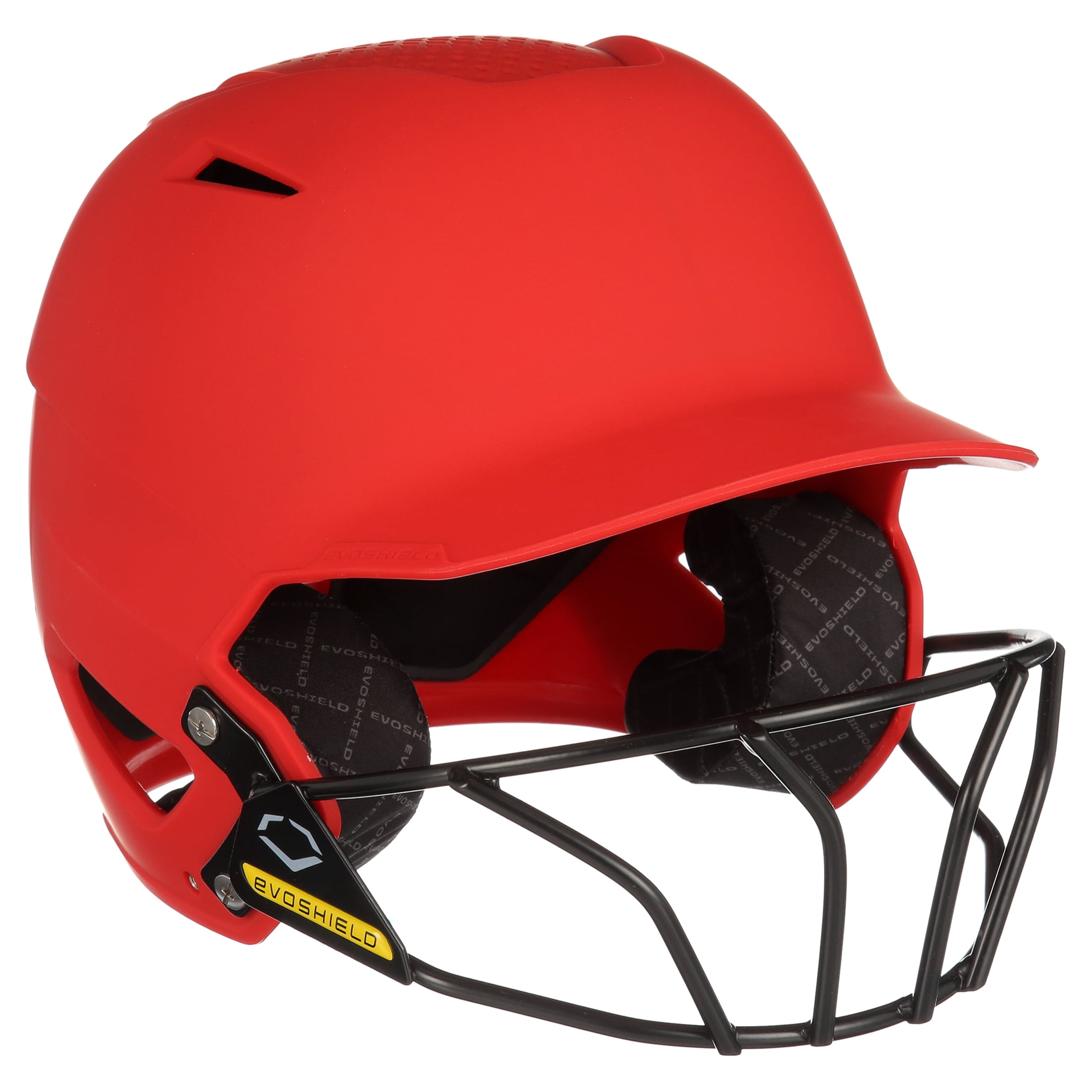 EvoShield XVT Batting Helmet Matte Finish with Facemask, Scarlet