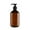 Brown, variant on 1 Pcs Plastic Soap Dispenser, Empty Refillable Lotion Pump Dispenser Shampoo Bottles Containers with Pump Multipurpose for Cosmetic Kitchen Bathroom 500ml