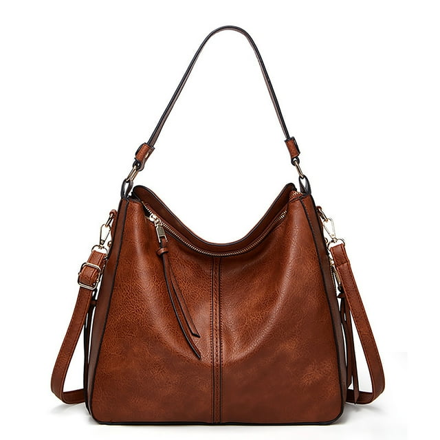 Fashion Handbags for Women Large Designer Ladies Hobo bag Bucket Purse Faux Leather