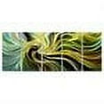 thumbnail image 2 of Metal Artscape MA10032 59 X 24 in. Magic Swirl 5-Paneled Handmade Metal Wall Art, 2 of 2