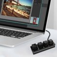 thumbnail image 4 of Clavier Mécanique Mini RGB Design Ergonomique pour Bureau et Jeux, Clavier Interface Type-C, 4 of 8