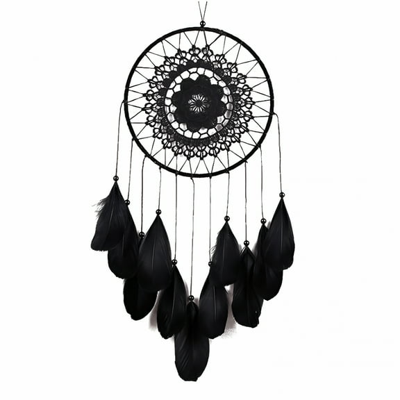 LAMIRO Dreamcatcher Handmade Lace Dream Catcher Feather Bead Hanging Decoration Ornament Dream Catchers for Adults Gift for Adults Nursery Decor Room Decor Home Decor Gifts for Women and Girls