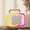 Pink PK, variant on RGB Colorful Bluetooth Speaker 5.3 Version High Battery Wide Area Sound Effect 8 Hour Play Low Latency Desktop Wireless Speaker ABS Pink Beige Fast Charging Party Home Office