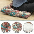 thumbnail image 5 of Abstract Paisley Art Floor Pillow&nbsp;– 22x22 Inch Large Cushion, Dutch Velvet, Soft Support for Meditation, Yoga & Home Decor (Artistic Print), 5 of 6