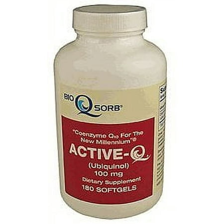 Active-Q Ubiquinol 100mg (180 Softgels) featuring Kaneka Ubiquinol CoQ10