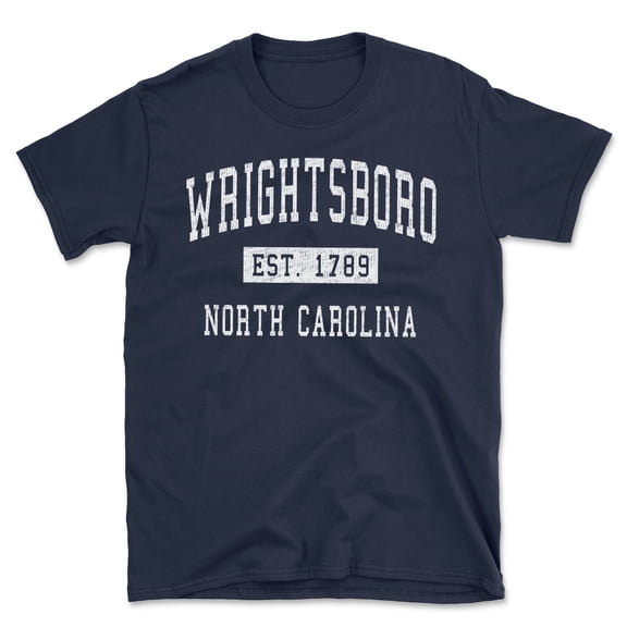 Wrightsboro North Carolina Classic Established Men's Cotton T-Shirt