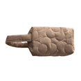 thumbnail image 1 of Autumn Winter Handbag  Ins Fresh Quilted Flower Pattern Clutch Bag  Mini Wallet Zipper Bag for Organizer Storage (White), 1 of 8