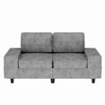 thumbnail image 7 of Meetleisure 70" 2 Seater Sofa,Extra Deep Seat Loveseat Couch for living Room,with Side Pockets Free 2 Cushions,Light Gray, 7 of 7
