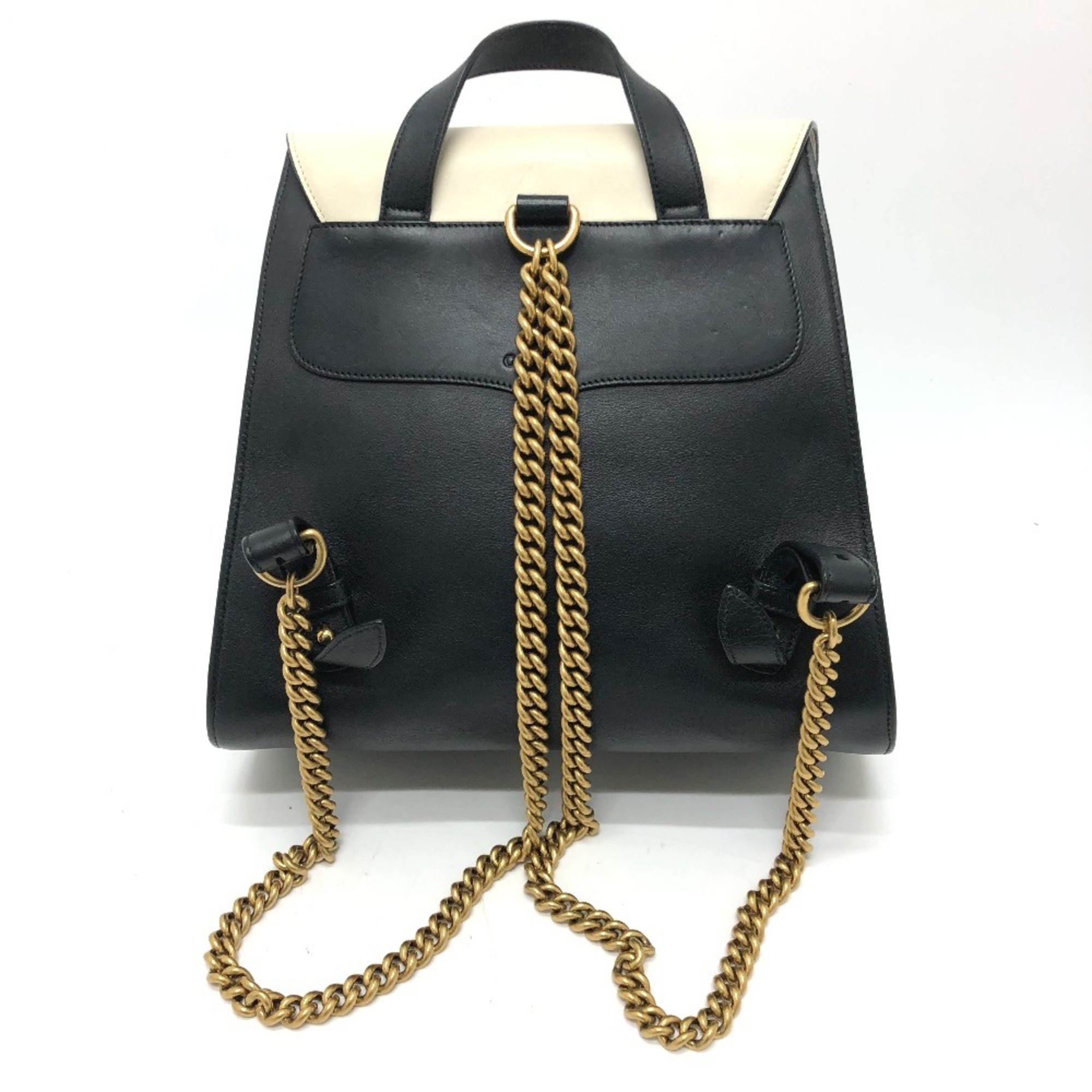 Pre-Owned GUCCI 432266 Studded Animalier Backpack in Black  display picture 3