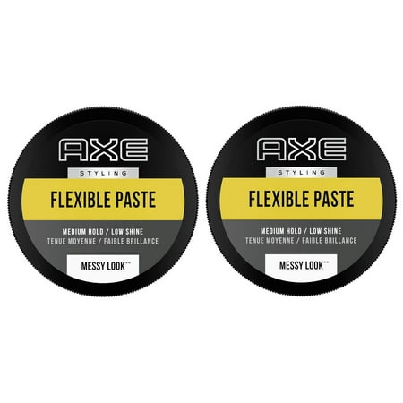 AXE Messy Look Hair Paste Flexible, 2.64 oz (Pack of 2)
