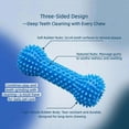 thumbnail image 6 of Dual-Action Canine Dental Prop, Dog Chew Toy with Rope, Durable Rubber Bone Toy for Teeth Cleaning & Tug of War, Suitable for Small Medium Large Dogs (2pcs), 6 of 10