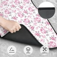 thumbnail image 5 of Uemuo Car Floor Mats - Rose Flowers Pattern Carpet Floor Mats for Cars, Auto Accessories Front & Rear Car Floor Foot Mat Sets of 4 Pieces, 5 of 6