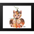thumbnail image 2 of Jack O Kitty 14x12 Black Modern Framed Museum Art Print Titled - Sheena Pike Art And Illustration, 2 of 5