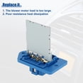 thumbnail image 4 of Unique Bargains 97128-D1000 HVAC Blower Motor Resistor Replacement Fit for Hyundai Tucson Silver Tone Blue, 4 of 6