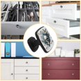 thumbnail image 5 of 4 Pcs Cabinet Handle Drawer Pulls Skull Butterfly Knobs with Screws Square Furniture Office Cabinet Knob Decoration, 5 of 7