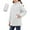 White, variant on Cethrio Girls Puffer Jackets Size 7-8, Warm Lightweight Zip up Mid-length Winter Coats Outerwear Pink