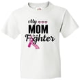 thumbnail image 3 of Inktastic Breast Cancer Awareness My Mom is a Fighter Youth T-Shirt, 3 of 5