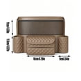 thumbnail image 3 of Car Seat Organizer Between Seats, Gap Filler Storage Caddy with Cup Holders and Tissue Holder, Universal Front Seat Console Organizer for Car SUV Truck, 3 of 7