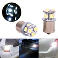 thumbnail image 2 of TOPINCN 2pcs White BA15S R5W 1156 5050 8SMD LED Car Brake Lights Bulbs,Brake Light Bulb, 2 of 7