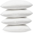 thumbnail image 2 of Covers & All Throw Pillow Inserts Pack of 4, Durable Soft Square 16 x 16 Inches 65 GSM Non-Woven Fabric with 15D Silicon Fiber Filling, Universal uses for Home Decor Office Indoor Outdoor, 2 of 4