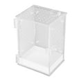 thumbnail image 1 of Caja de cría de Mantis, jaula acrílica para alimentación de insectos, caja de paisajismo con orificio de alimentación, 1 of 5