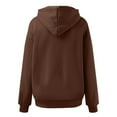 thumbnail image 5 of Fgnfyis Women's Oversized Hoodie Pullover Hooded Sweatshirts Comfy Casual Loose Winter Brown XXL, 5 of 5