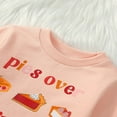 thumbnail image 4 of CNKOO Thanksgiving Sweatshirt and Flare Pants Combo for Baby Girls, 4 of 9