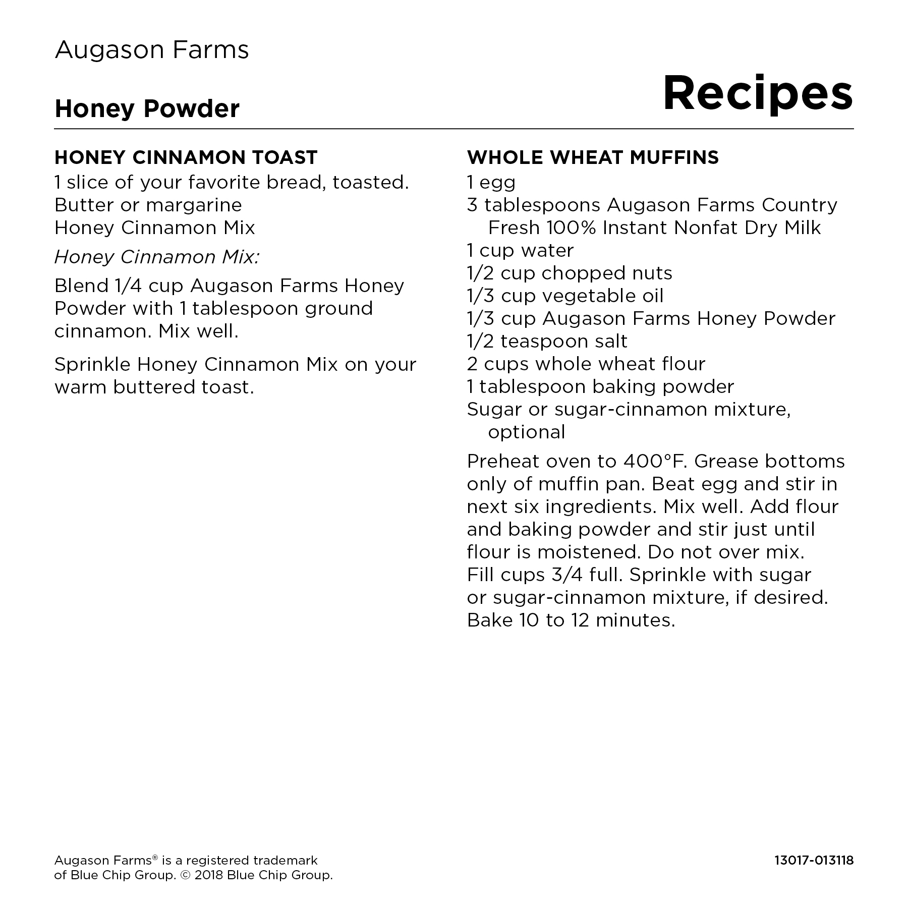 Augason Farms Sugar & Honey Powder Blend - image 5 of 8