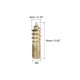 thumbnail image 2 of M4x16mm Suspensión Pernos, 120uds Doble Extremo Rosca Espiga Tornillos para Madera Muebles Conexión, 2 of 5