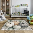 thumbnail image 3 of WOBOGO Gingham Pumpkins Baby Playmats Extra Large Waterproof Rollable Activity Pads for Toddlers 50×50inch, 3 of 7