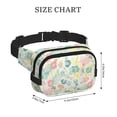 thumbnail image 4 of Easygdp Watercolor Wildflowers Fanny Packs para Mujeres y Hombres, Bolsa de Cinturón, Bolsos de Cruz para Trabajo/Correr/Senderismo, 4 of 9