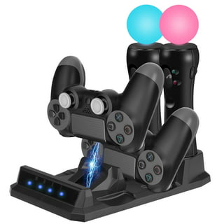 Jeux vidéo,Vogek – Station de charge double pour manettes PS4,support pour  Sony Playstation 4 PS3-PS4 VR Move PSVR - Cdiscount