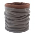 thumbnail image 1 of Foulard de Cou Color Block Chaude pour Cyclisme Extérieur Cadeau pour Femmes Hommes, Gris+café, 1 of 8