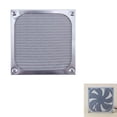 thumbnail image 3 of 12x12cm Metal Dustproof Mesh Dust Filter Net Computer Mainframe Box Dustproof Screen Guard for PC Computer Case Cooling Fan Silver, 3 of 6