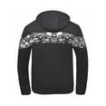 thumbnail image 2 of Derringer Men's Ghost Reflective Skulls Riding Hoodie Sweatshirt, Black (XL), 2 of 2