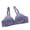 Blue, variant on Zpanxa Bras for Women, Women's Patterned Wireless Bra Soft Cup Breathable No Underwire Full Coverage Bra
