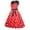 Red, variant on Vintage Tunic Dress for Women Lightweight Comfy Sleeveless Lace Patchwork Dress Swing A-Line Party Dress Holiday Outfit Limited Time Deal Green XXL