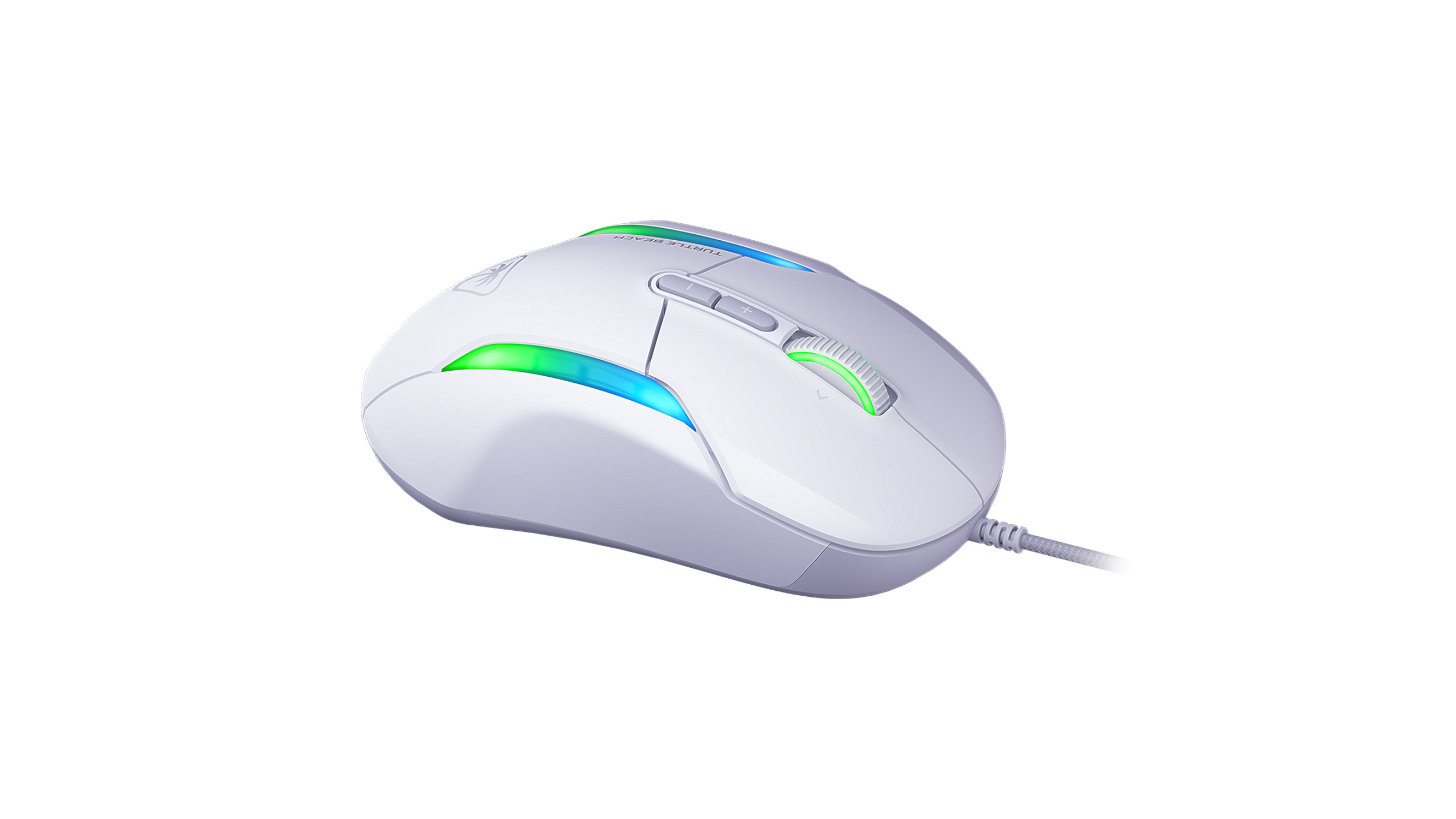 Turtle Beach Kone II Wired RGB Gaming Mouse, Arctic White