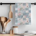 thumbnail image 2 of Blue Pink Botanical Kitchen Towel Dish Cloths Set of 4, Microfiber Soft Kitchen Hand Towels, Spring Floral Vintage Absorbent Quick Drying Dishcloths 18 x 28 Inches, 2 of 8