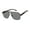 Gunmetal & Black, variant on Men's R1554 Metal UV400 Protective Navigator Aviator Fashion Sunglasses, 58mm