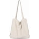 thumbnail image 1 of Corduroy Tote Bag, Women Corduroy Shoulder Bag Big Capacity Casual Handbags for Women, Beautiful Shopping Tote Bag with Pocket, 1 of 4