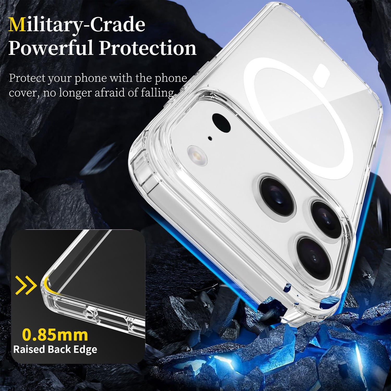 Base Clear Case with Magsafe for iPhone 17 Pro Max