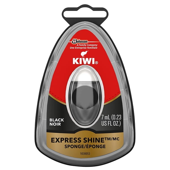 KIWI Express Shine Sponge - Black Shoe Shine - 0.23 fl oz