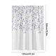 thumbnail image 3 of Pull Ring Type No Installation Bathroom Curtain Orchid Printing Bathroom Hanging Curtain Thickened Waterproof Exquisite Shower Curtains, 3 of 6